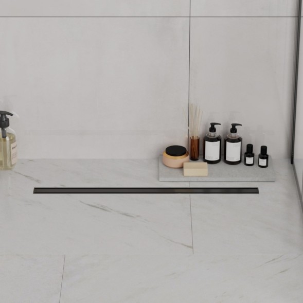 Paini Душевой лоток Slim Line 700 мм D50, черный матовый