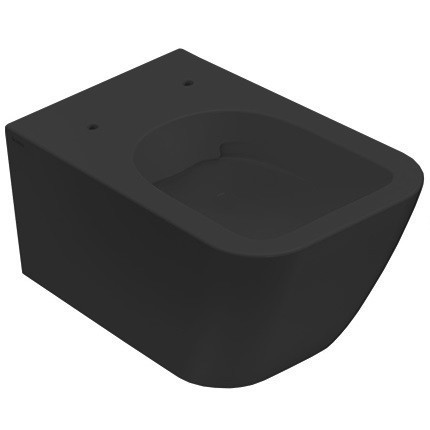 Унитаз GLOBO STONE подвесной безободковый цвет черный матовый STS05AR