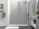 Vincea Душевая перегородка Волк-Ин (Walk-In) VSW-1HS100CLGM, 1000*2000, вороненая сталь, стекло прозрачное