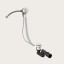 Gessi Слив перелив, Technical Accessories, длина троса, мм 800, цвет черный брашированный металл  01080#707