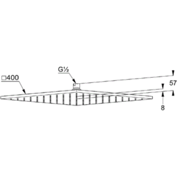 Верхний душ KLUDI A-QA 6444091-00