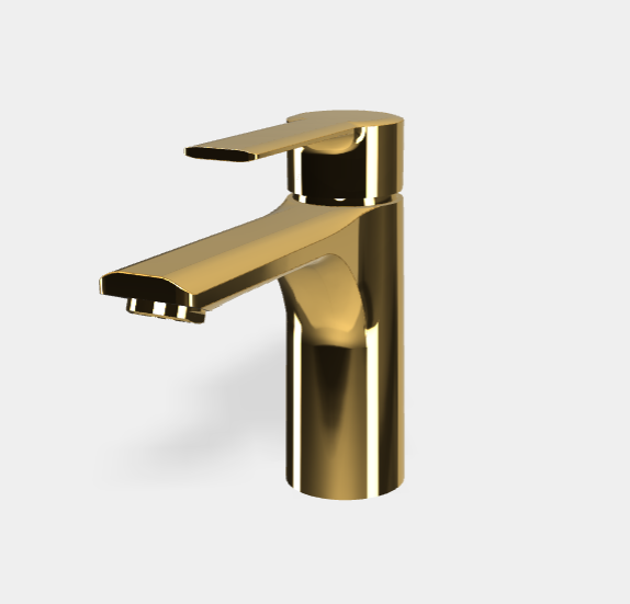 Смеситель для раковины, Fima Carlo Frattini, Mast, цвет-золото F3131OR