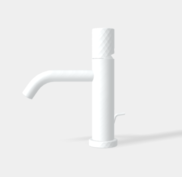 Смеситель для раковины, Fima Carlo Frattini, Spillo Tech, X COLLECTION, цвет-белый матовый F3031TXSXBS