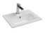 Раковина накладная ISVEA Sistema T 50 ультратонкая прямоугольная 50см с отв. под смес., без д/к цвет белый глянец 10SL50050