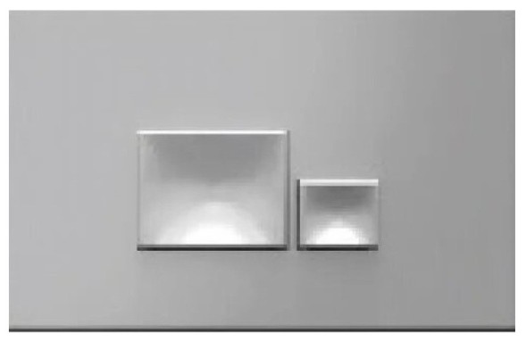 Клавиша смыва ISVEA Axis Piazza для унитаза ШГВ 246*26*164 цвет матовый хром 54MJ0101I