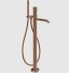 Gessi Смеситель для ванны и душа, Habito Rigato, напольный, цвет медь матовая  70528#708