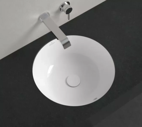 Villeroy&amp;Boch Раковина, Architectura, шгв 460*460*175, отверстия для смесителя-отсутствуют, CeramicPlus, цвет-альпийский белый 5A7545R1