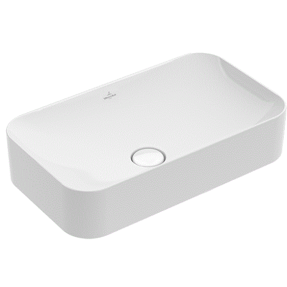Villeroy&amp;Boch Раковина, Finion, шгв 430*390*125, отверстия для смесителя-1, CeramicPlus, цвет-альпийский белый 43644CR1