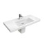 Villeroy&amp;Boch Раковина, Subway 2.0, шг 800*470, отверстия для смесителя-1 сквозное, 2 промаркированных, цвет-альпийский белый 71758G01