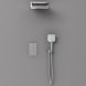 Vincea Душевой комплект VSFW-103TCH термостат встраиваемый, 2 режима, 2-х функц. верх душ из латуни, хром
