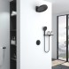 Vincea Душевой комплект Инспаер (Inspire) VSFW-3I22MT3RMB встраиваемый, термостатический, двухрежимный, черный