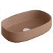 Раковина Artceram Cognac Quadro накладная  цвет  tortora COL003 40 00