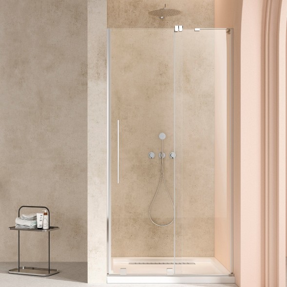 Vincea Душевая дверь Волк-Ин (Walk-In) VDS-4WSL120CL-R, 1200, хром, стекло прозрачное, правая