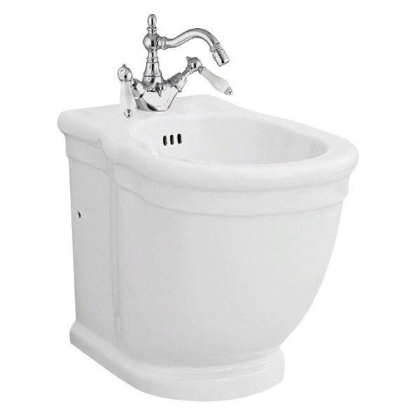 Биде Artceram Hermitage напольное  с одним отверстием цвет белый  HEB001 01 00