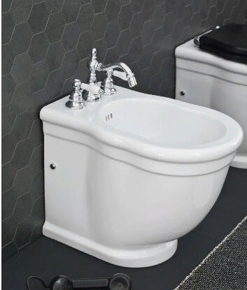 Биде Artceram Hermitage напольное  с одним отверстием цвет белый  HEB001 01 00