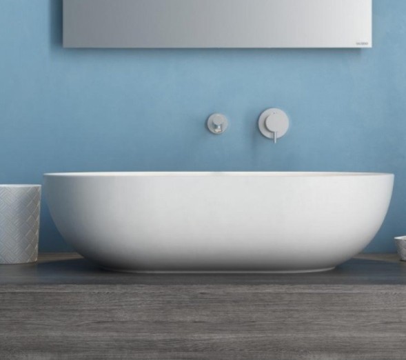 Раковина GLOBO T-EDGE накладная цвет белый B6O60BI