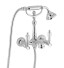 Emmevi The One Atena, смеситель с ручным душем для ванны. Прозрачные кристаллы Swarovski, цвет хром 98011LCSW/CR
