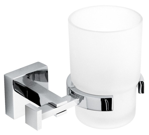 Стакан для зубных щеток QU002, цвет хром QU002CR