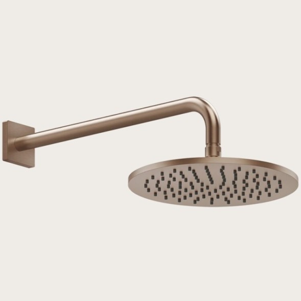 Gessi Верхний душ, Rettangolo shower, 300*300, цвет латунь  15185#710