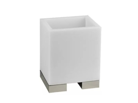 Gessi Стакан, Rettangolo, шгв 105*85*125, цвет чёрный#брашированный никель 20832#149