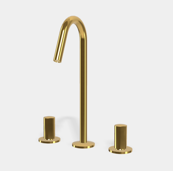 Смеситель для раковины, Fima Carlo Frattini, So, цвет-золото F3191COR