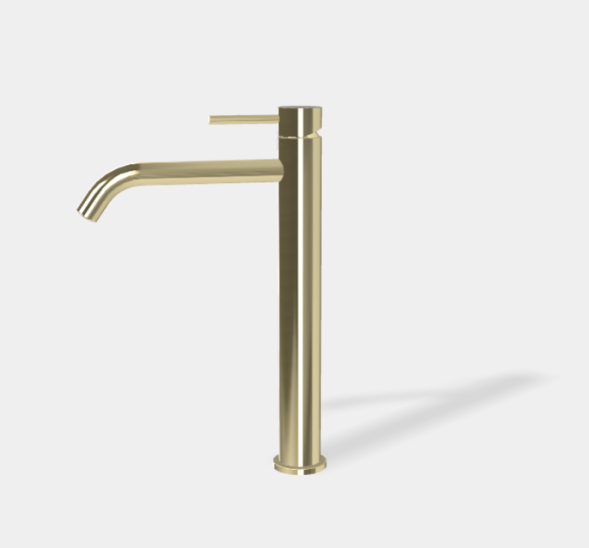 Смеситель для раковины, Fima Carlo Frattini, Spillo Up, цвет-шампань F3031/HXSHL.1