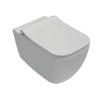 Унитаз ISVEA VEA Vortex (смыв торнадо), подвесной ШГВ 338*510*400 цвет белый 10VA02003