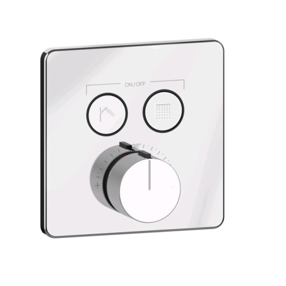 Gessi Смеситель для душа, HI FI Comfort, на 2 потребителя, цвет хром 38718#031