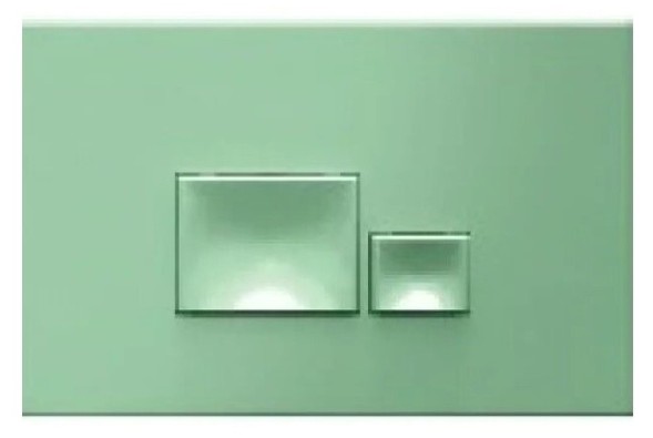 Клавиша смыва ISVEA Axis Piazza для унитаза ШГВ 246*26*164 цвет мятно-зеленый 54MJ0109I