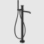 Gessi Смеситель для ванны и душа, Origini, напольный, цвет черный матовый 66028#299