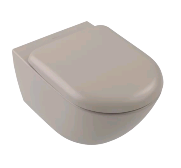 Villeroy&amp;Boch Унитаз, Antao, подвесной, шгв 370*560*355, CeramicPlus, цвет-Almond 4674T0AM