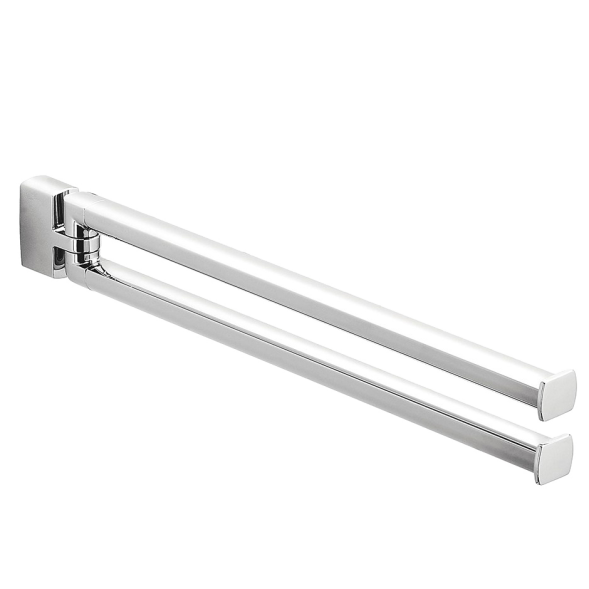 Полотенцедержатель COLOMBO DESIGN LULU B6212 двойной цвет хром