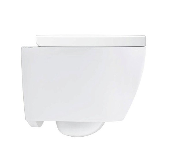 Унитаз Scarabeo MOON подвесной безободковый укороченный цвет белый 5524/CL