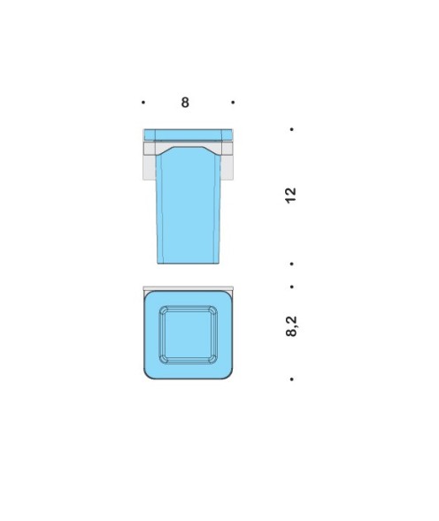 Стакан COLOMBO DESIGN FOREVER B2902 настенный цвет хром