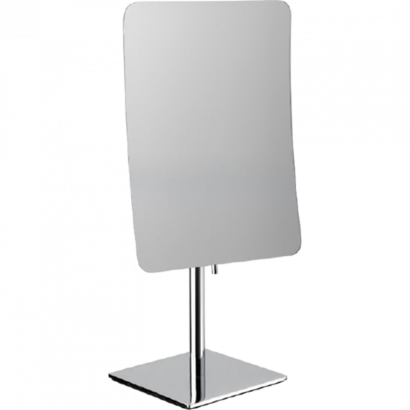 Косметическое зеркало COLOMBO DESIGN SPECCHI INGRANDITORI B9753 настольное увеличение 3 раза регулируемое по высоте цвет хром