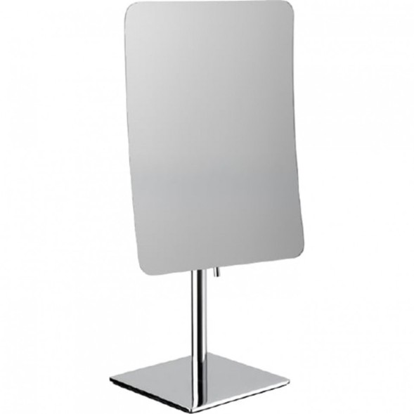 Косметическое зеркало COLOMBO DESIGN SPECCHI INGRANDITORI B9753 настольное увеличение 3 раза регулируемое по высоте цвет хром
