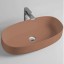 Раковина Artceram Cognac Quadro накладная  цвет  tortora COL005 40 00
