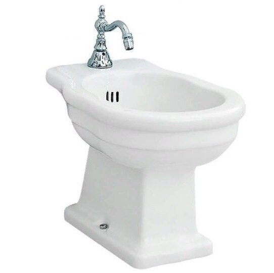 Биде Artceram Hermitage напольное  с одним отверстием цвет белый HEB002 01 00