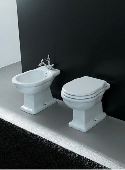 Биде Artceram Hermitage напольное  с одним отверстием цвет белый HEB002 01 00