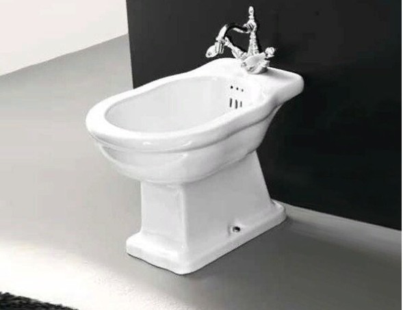 Биде Artceram Hermitage напольное  с одним отверстием цвет белый HEB002 01 00