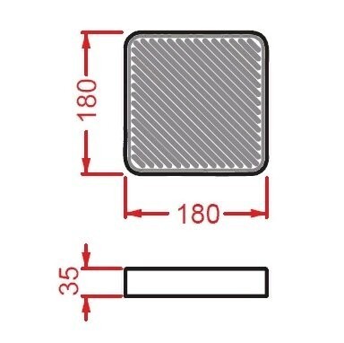 Мыльница Artceram Cartesio  накладная цвет зеленый CAC001 35 00
