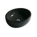 Раковина GALASSIA ERGO 9863 NE накладная без отверстий без перелива цвет черный глянцевый