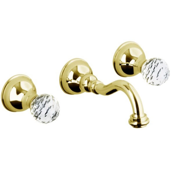 Смеситель для раковины Webert Karenina KA750404010. золото