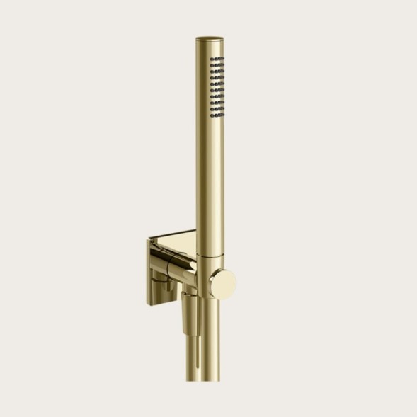 Gessi Душевой набор, Inverso Rigato, цвет Brass Brushed PVD  73523#727