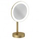 Зеркало косметическое KLUDI VELA R 58995N0F настольное с подсветкой 3х кратное увеличение