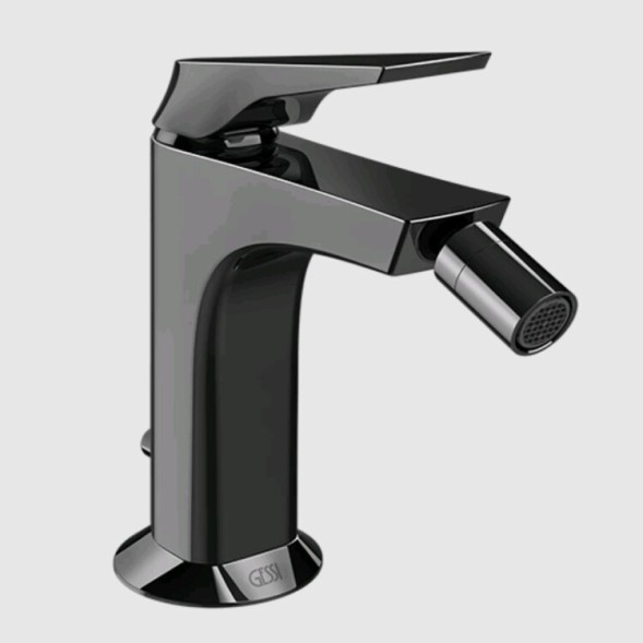 Gessi Смеситель для биде, Ventaglio, цвет черный металл  72007#706