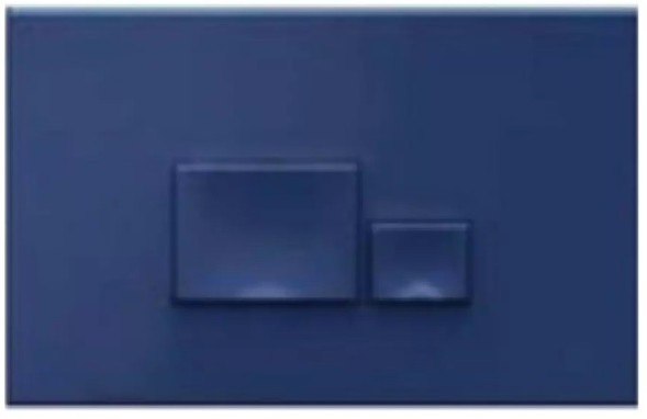 Клавиша смыва ISVEA Axis Piazza для унитаза ШГВ 246*26*164 цвет синий 54MJ0113I