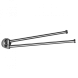 Полотенцедержатель COLOMBO DESIGN PLUS W4913 двойной цвет хром