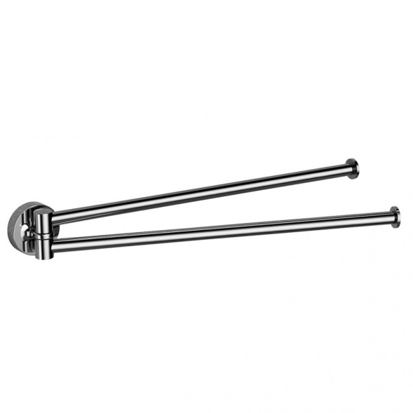 Полотенцедержатель COLOMBO DESIGN PLUS W4913 двойной цвет хром
