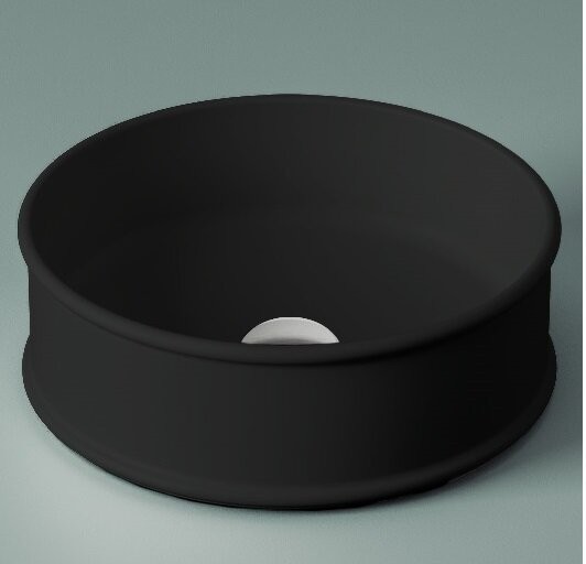 Раковина Artceram Atelier  накладная без отверстий  цвет черный матовый ATL001 17 00